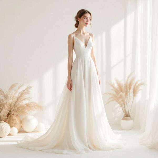 A-Line wedding dress style at London Bride, South London