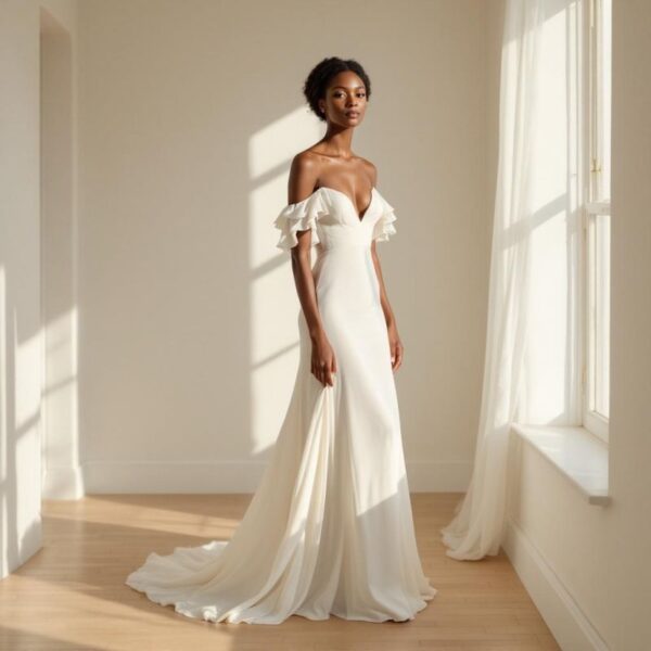 Destination wedding dress occasion at London Bride, South London