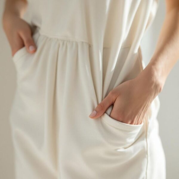 Pockets wedding dress detail at London Bride, South London