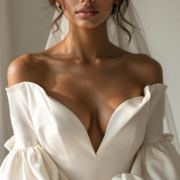 Scoop wedding dress neckline at London Bride, South London