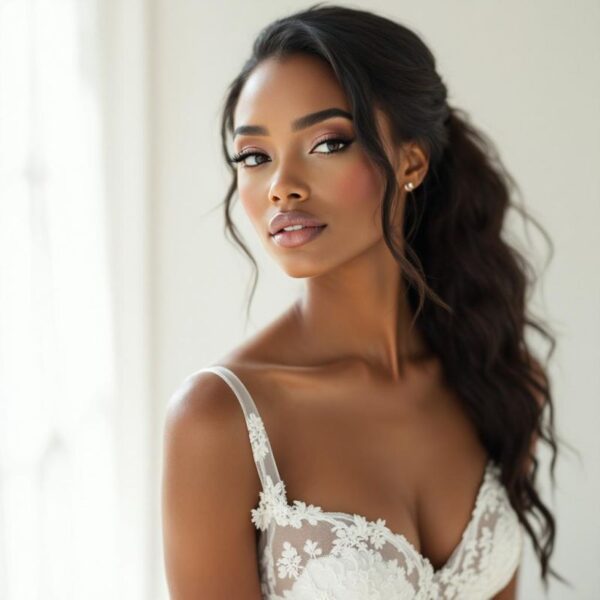 Straps wedding dress sleeve style at London Bride, South London